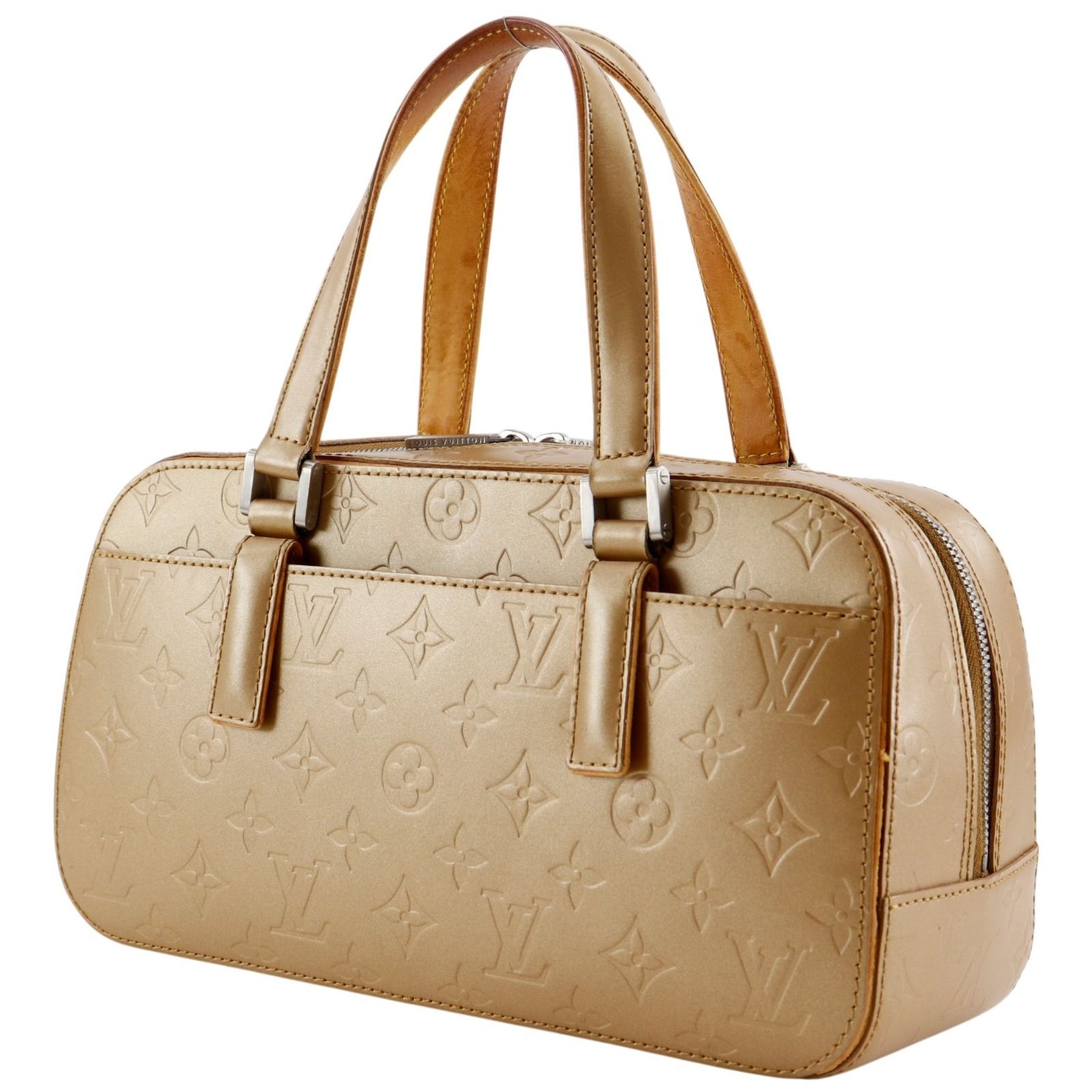 【LOUIS VUITTON】ルイ・ヴィトン シェルトン M55177 モノグラムマット アンブレ ゴールド TH0093 レディース ハンドバッグ
