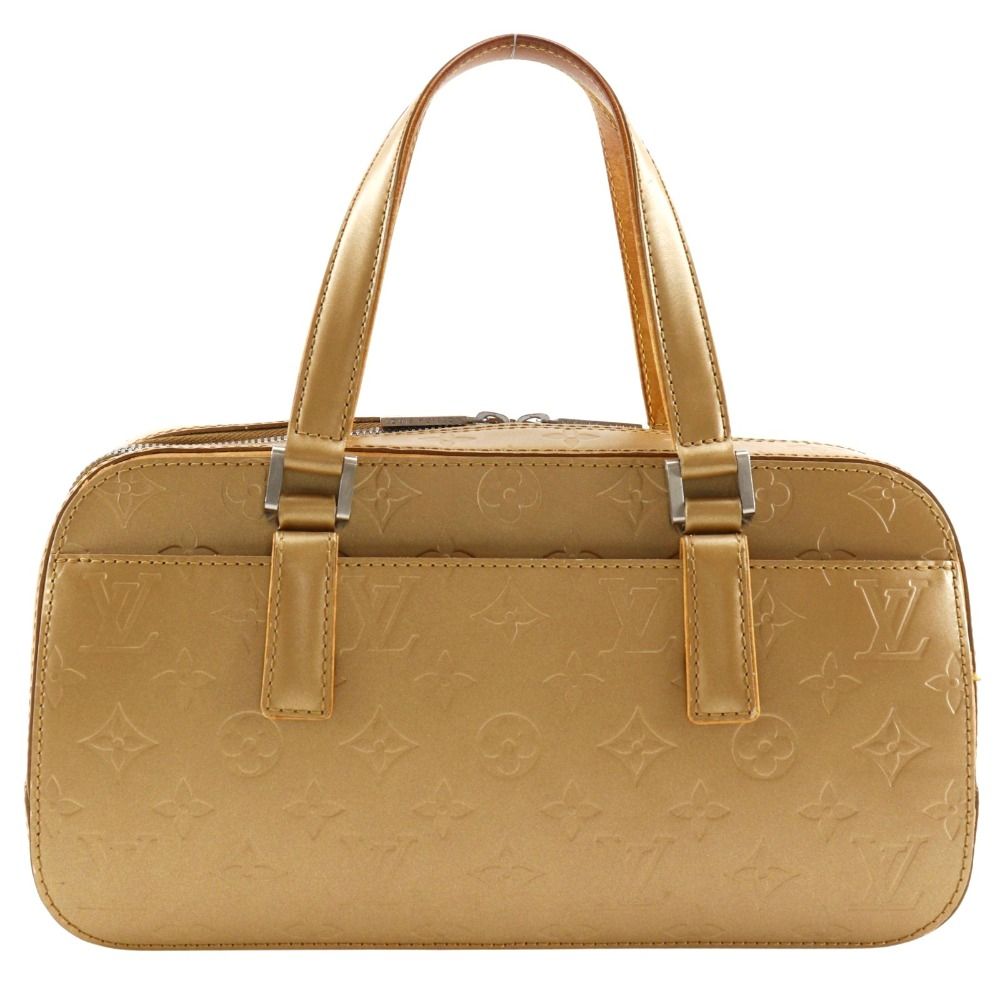 【LOUIS VUITTON】ルイ・ヴィトン シェルトン M55177 モノグラムマット アンブレ ゴールド TH0093 レディース ハンドバッグ