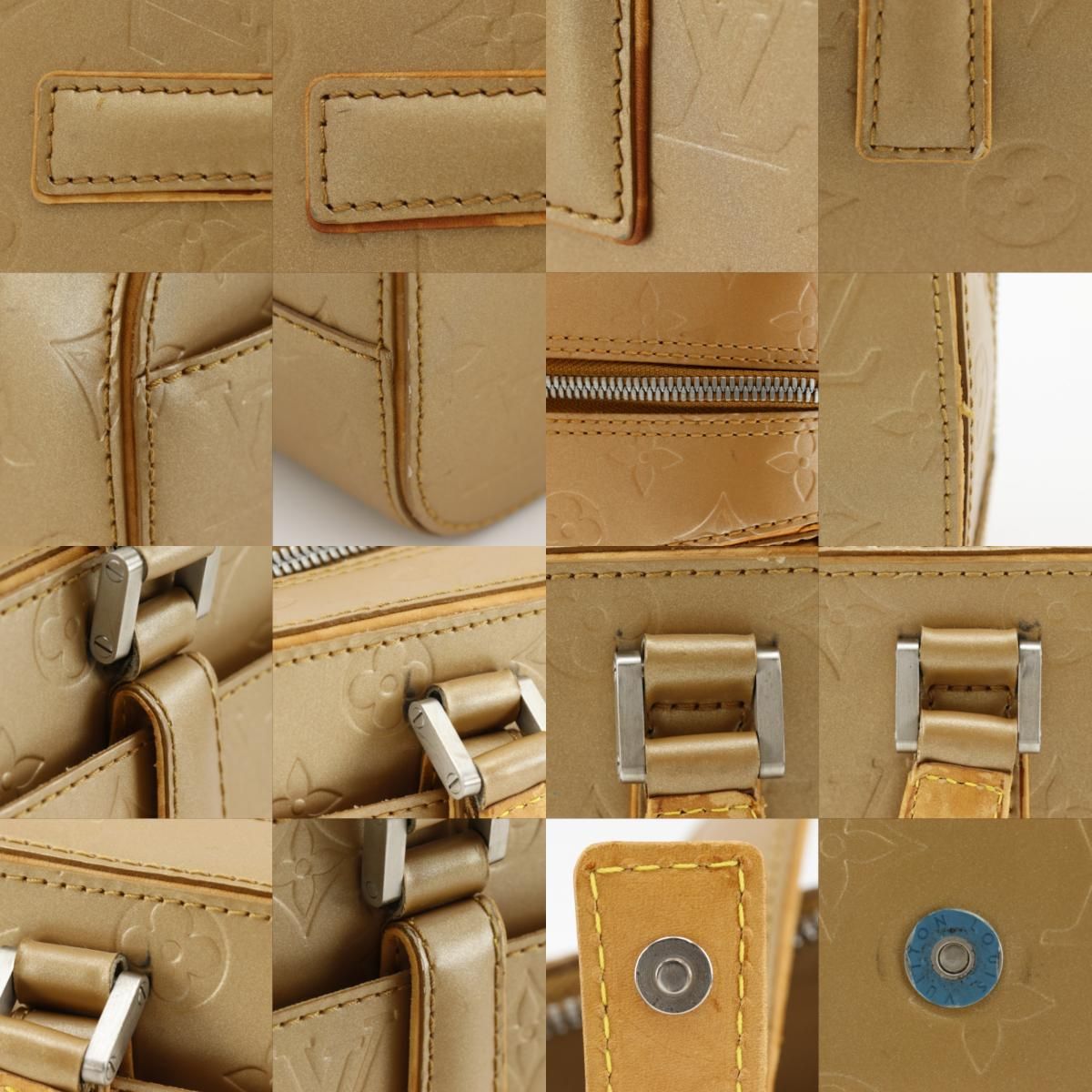 【LOUIS VUITTON】ルイ・ヴィトン シェルトン M55177 モノグラムマット アンブレ ゴールド TH0093 レディース ハンドバッグ