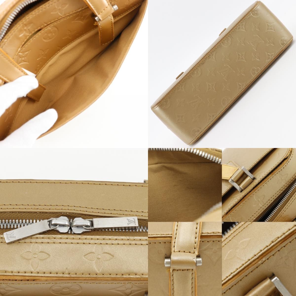 【LOUIS VUITTON】ルイ・ヴィトン シェルトン M55177 モノグラムマット アンブレ ゴールド TH0093 レディース ハンドバッグ