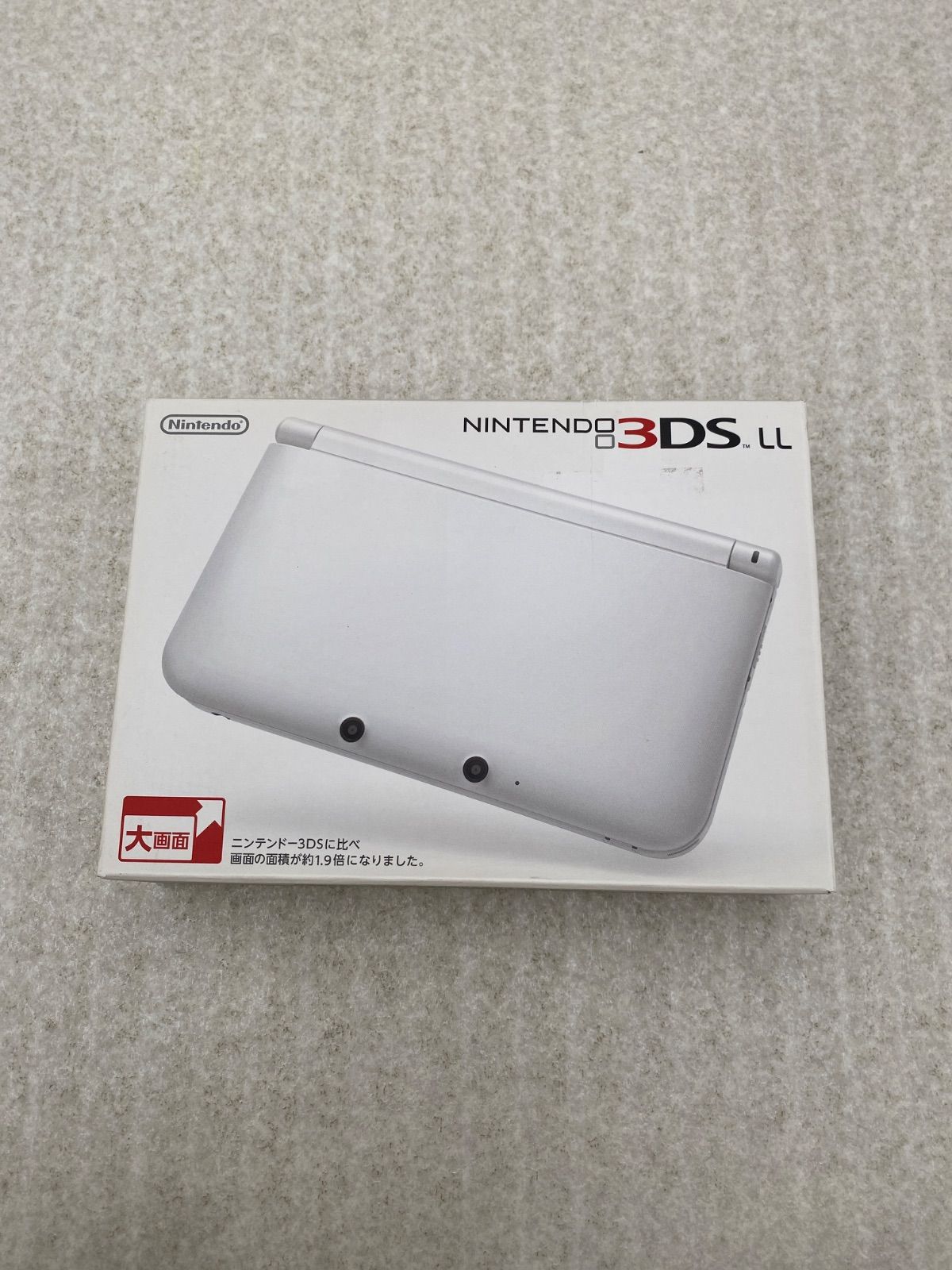 ◆ニンテンドー3DSLL本体 ホワイト　ジャンク　0012568676