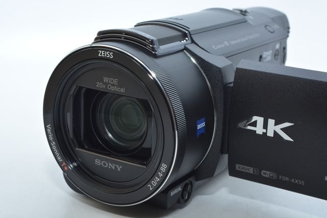 特上品】 SONY ソニー FDR-AX55 ブラック Handycam FDR-AX55 BC ＃9182