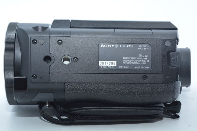 特上品】 SONY ソニー FDR-AX55 ブラック Handycam FDR-AX55 BC ＃9182