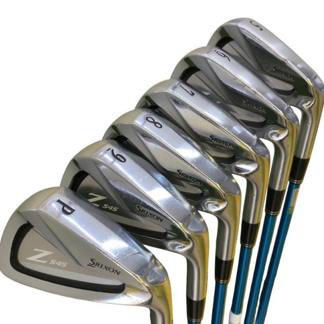 【中古】 ダンロップ SRIXON Z545 6S アイアンセット IR Miyazaki Kosuma Blue(水) Iron (フレックスSR) メンズ 男性用 右利き 右用 Cランク ゴルフクラブ