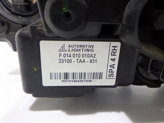 ステップワゴン スパーダ 右ヘッドライト LED RP1 前期 33100-TAA-931 LE14C6331 コーティング 綺麗 260516108