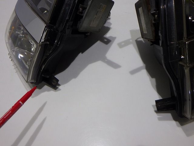 ワゴンR RR ヘッドライト左右 HID MH21S MH22S 100-59052 レベ付 後期