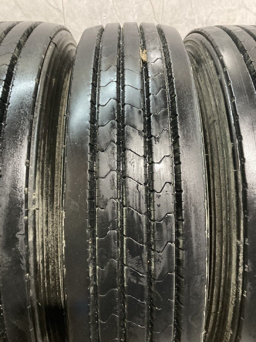 札幌発 引取OK YOKOHAMA RY237 225/90R17.5 127/125L 17.5インチ トラックタイヤ 夏タイヤ 6本 2025年製 バリ溝 4t ファイター等　(MTG028)
