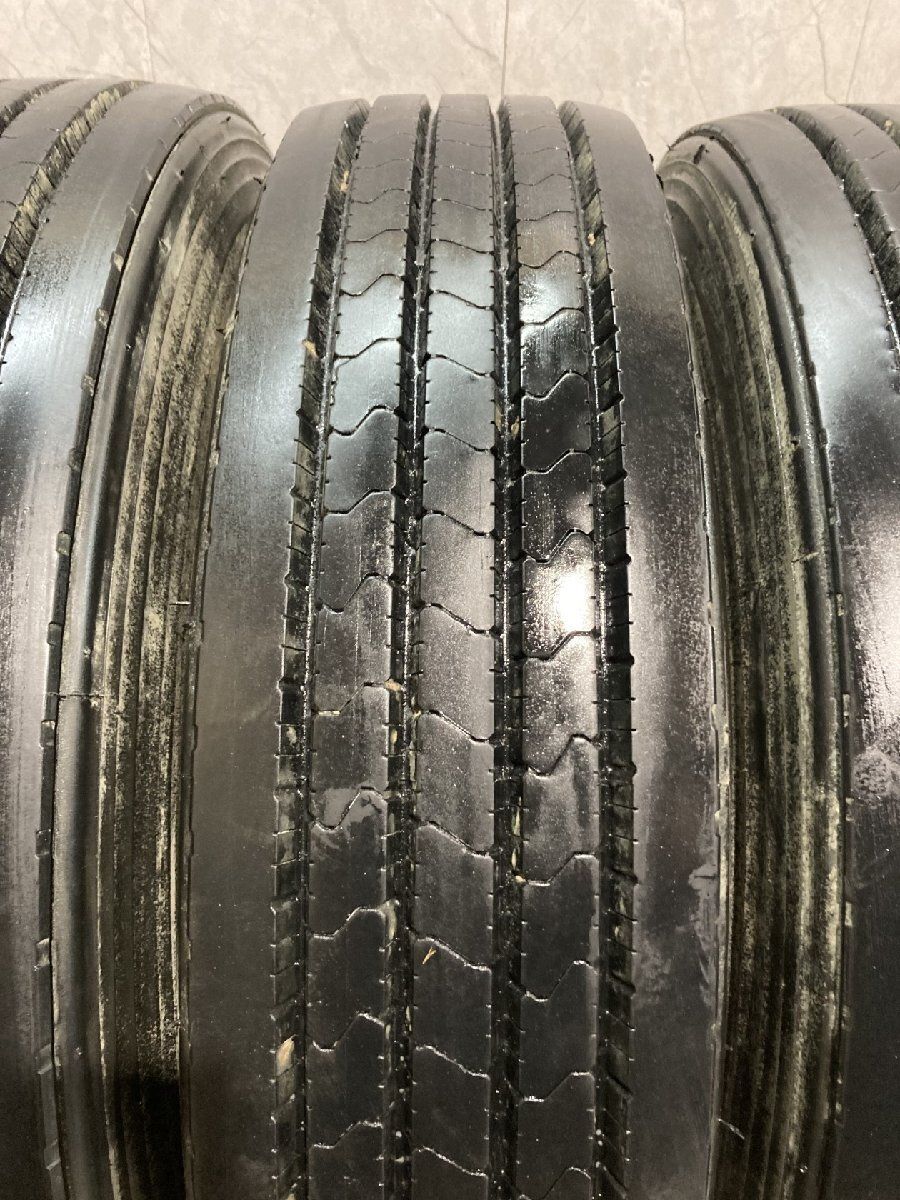札幌発 引取OK YOKOHAMA RY237 225/90R17.5 127/125L 17.5インチ トラックタイヤ 夏タイヤ 6本 2025年製 バリ溝 4t ファイター等　(MTG028)