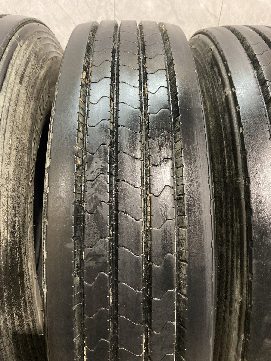 札幌発 引取OK YOKOHAMA RY237 225/90R17.5 127/125L 17.5インチ トラックタイヤ 夏タイヤ 6本 2025年製 バリ溝 4t ファイター等　(MTG028)