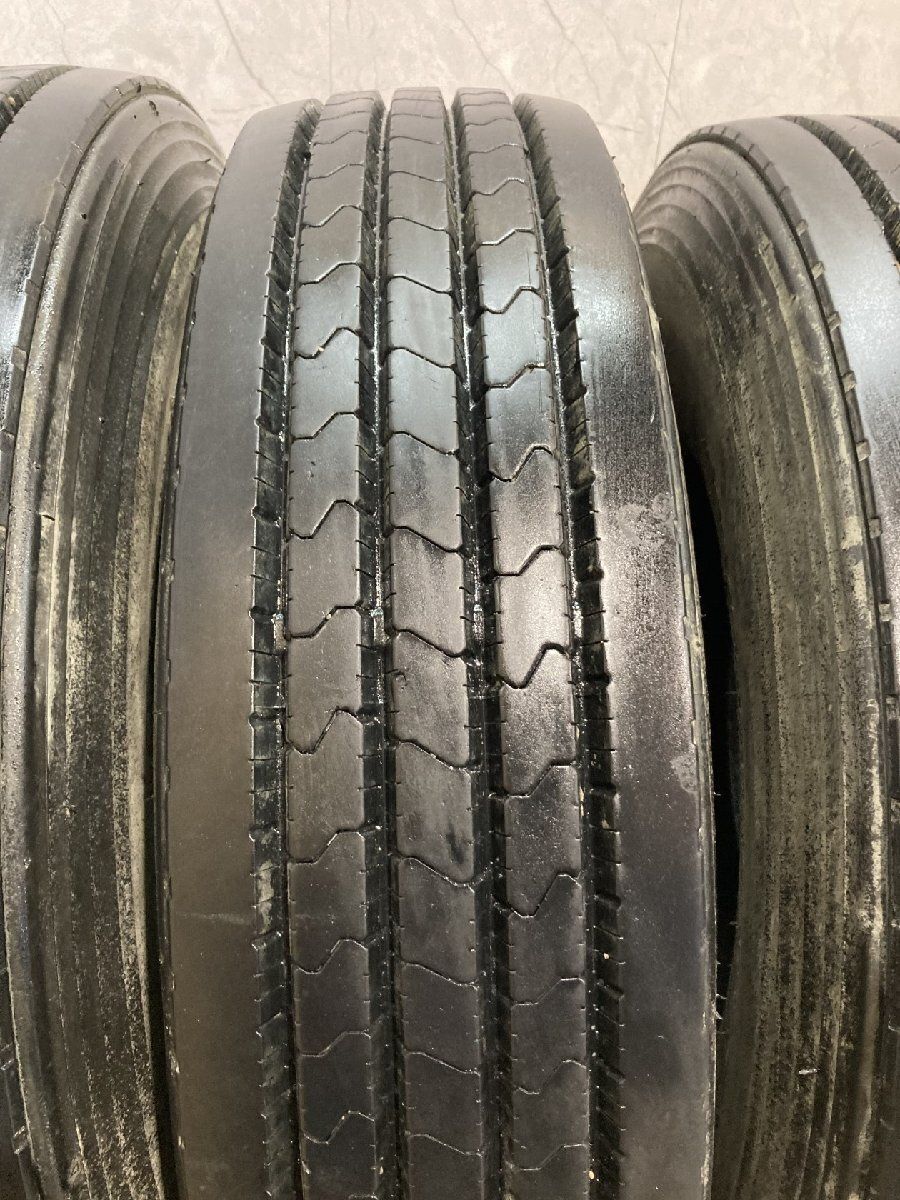 札幌発 引取OK YOKOHAMA RY237 225/90R17.5 127/125L 17.5インチ トラックタイヤ 夏タイヤ 6本 2025年製 バリ溝 4t ファイター等　(MTG028)