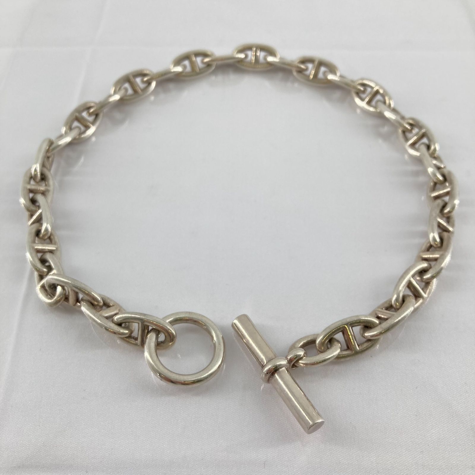 HERMES(エルメス) シェーヌダンクルGM ネックレス 29コマ Ag925 130.0g シルバー HERMES(エルメス) シェーヌダンクルGM ネックレス 29コマ Ag925 130.0g シルバー