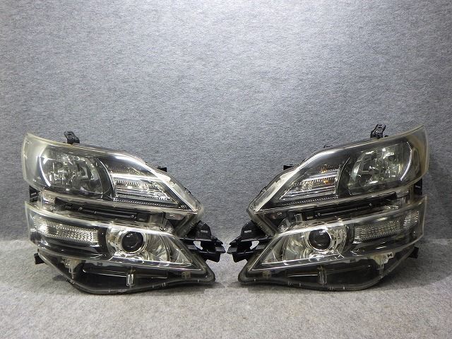 20系ヴェルファイア ヘッドライト左右 HID ANH GGH20/25 前期 58-23 5 81150-58151 バラスト付 260519073