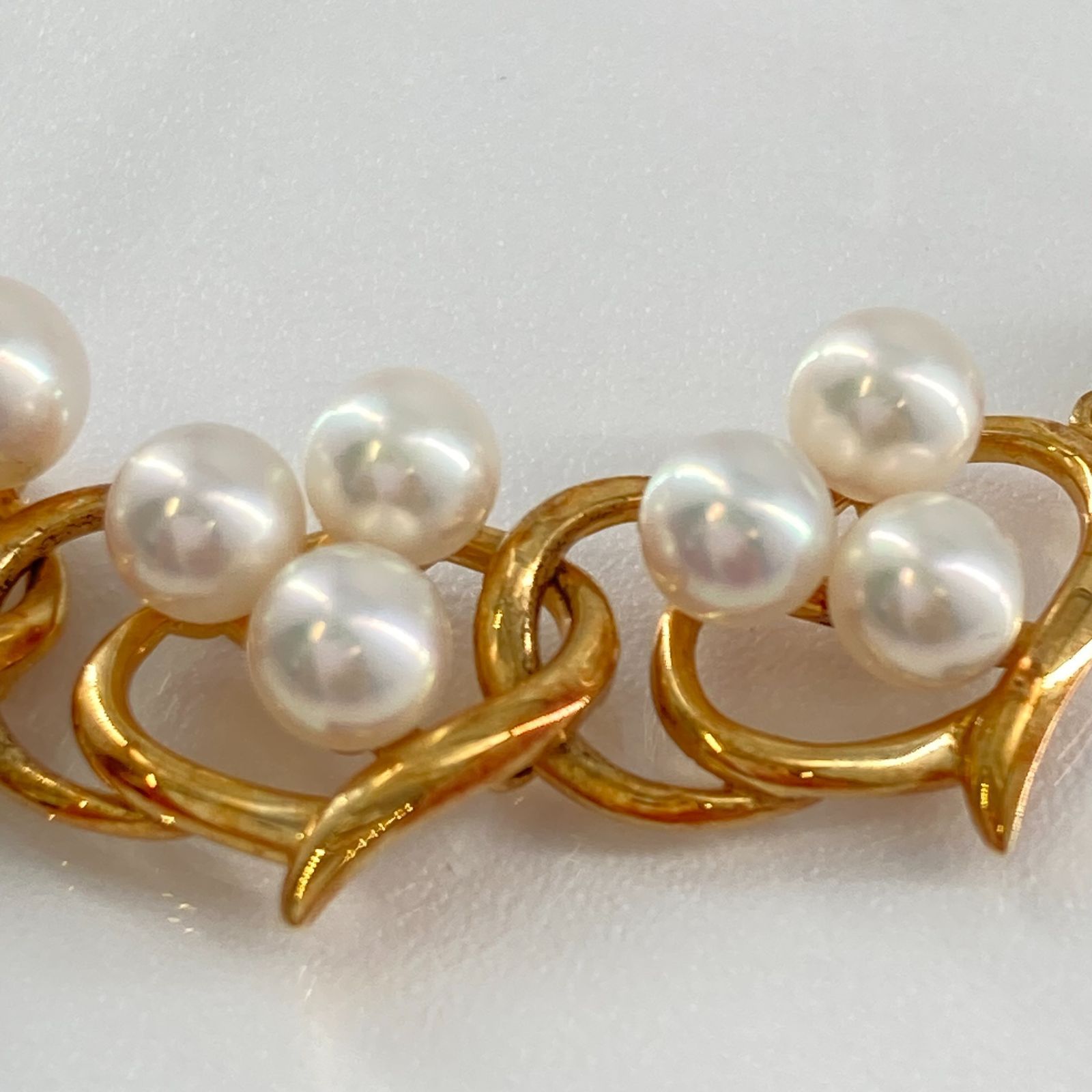MIKIMOTO(ミキモト)　アコヤパール　ネックレス　K18YG　9.3g　ゴールド