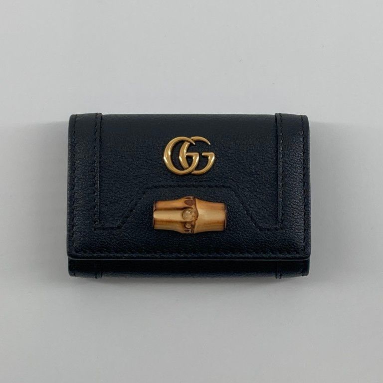 GUCCI（グッチ）　バンブー　クロージャー6　キーケース　658636　ブラック