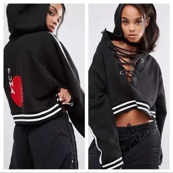 プーマ x Fenty by Rihanna クロップド フーディー