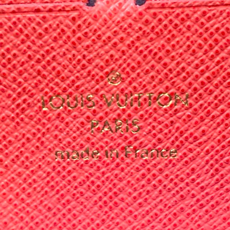 LOUIS VUITTON（ルイ・ヴィトン）　ポルトフォイユ　クレマンス　M60743　長財布　ブラウン×レッド