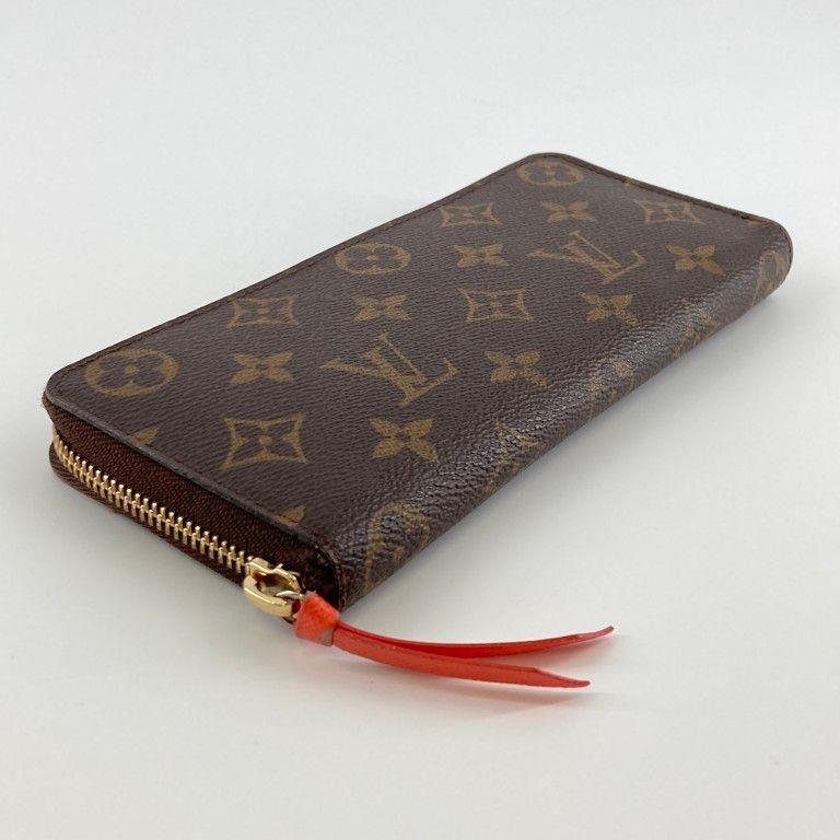 LOUIS VUITTON（ルイ・ヴィトン）　ポルトフォイユ　クレマンス　M60743　長財布　ブラウン×レッド
