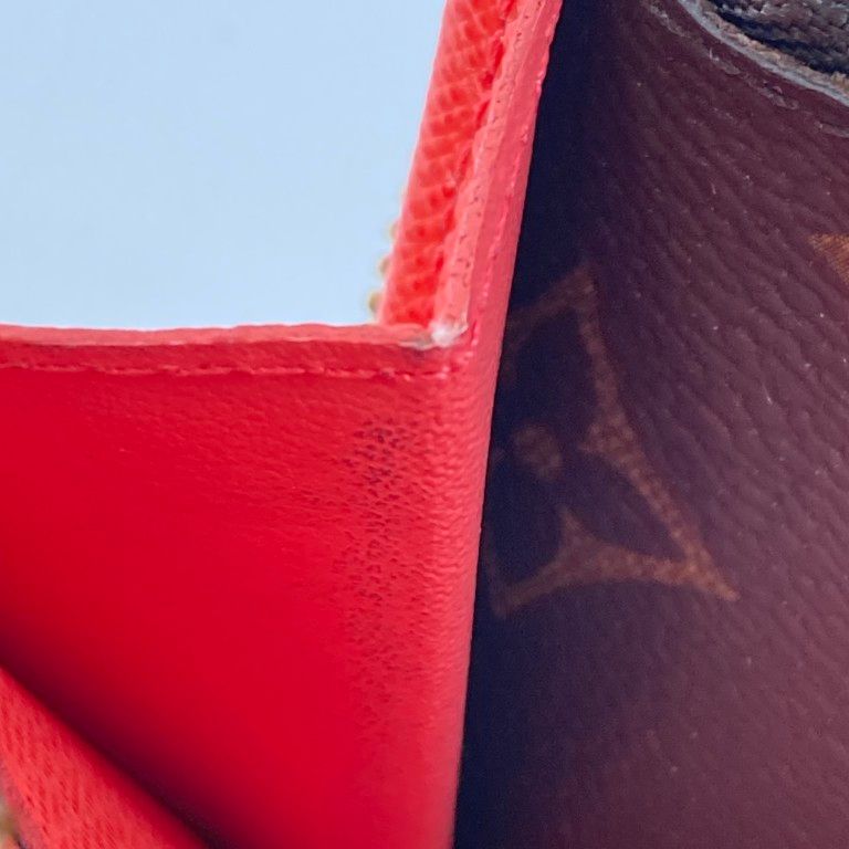 LOUIS VUITTON（ルイ・ヴィトン）　ポルトフォイユ　クレマンス　M60743　長財布　ブラウン×レッド