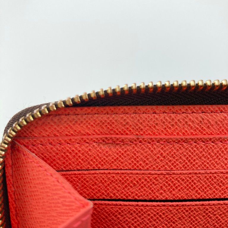 LOUIS VUITTON（ルイ・ヴィトン）　ポルトフォイユ　クレマンス　M60743　長財布　ブラウン×レッド