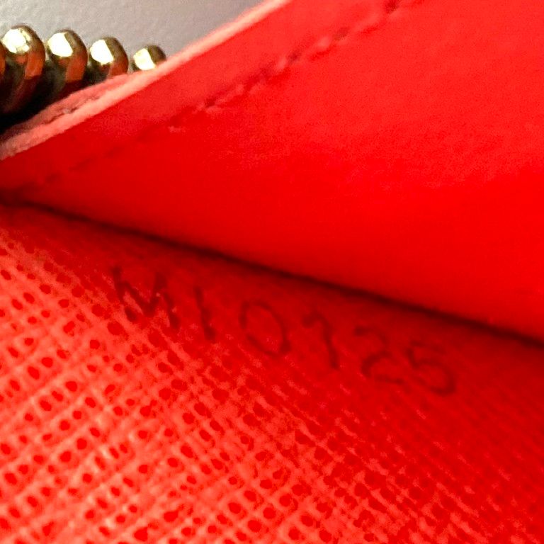 LOUIS VUITTON（ルイ・ヴィトン）　ポルトフォイユ　クレマンス　M60743　長財布　ブラウン×レッド