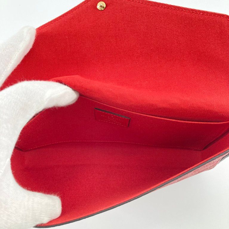 LOUIS VUITTON（ルイ・ヴィトン）　ポシェット・フェリシー　M63700　ショルダーバッグ　レッド