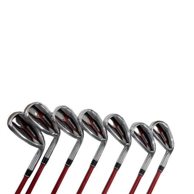 【中古】 テーラーメイド AERO BURNER 8S アイアンセット IR TM7-415 (フレックスS) メンズ 男性用 右利き 右用 Cランク ゴルフクラブ