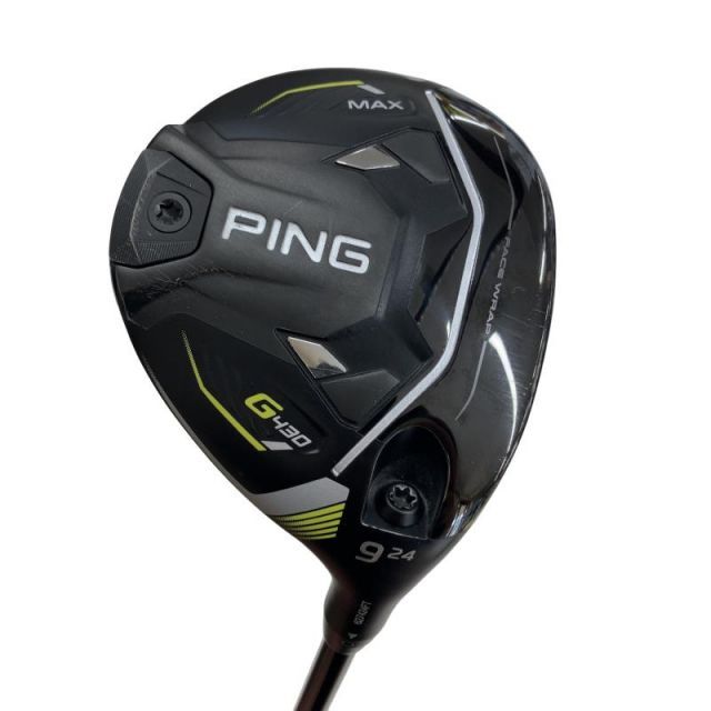 【中古】 ピン G430 MAX 9W フェアウェイウッド FW ALTA J CB BLACK(FW) (フレックスSR) メンズ 男性用 右利き 右用 Cランク ゴルフクラブ