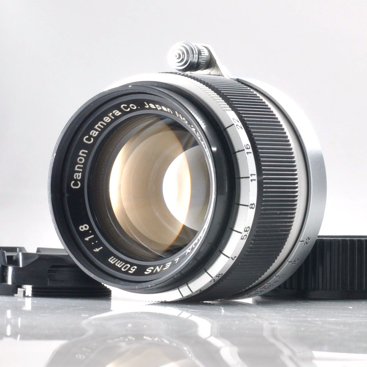 【キヤノン】Canon Lens 50mm F1.8 L39 LTM 後期 レンジファインダーレンズ #T671