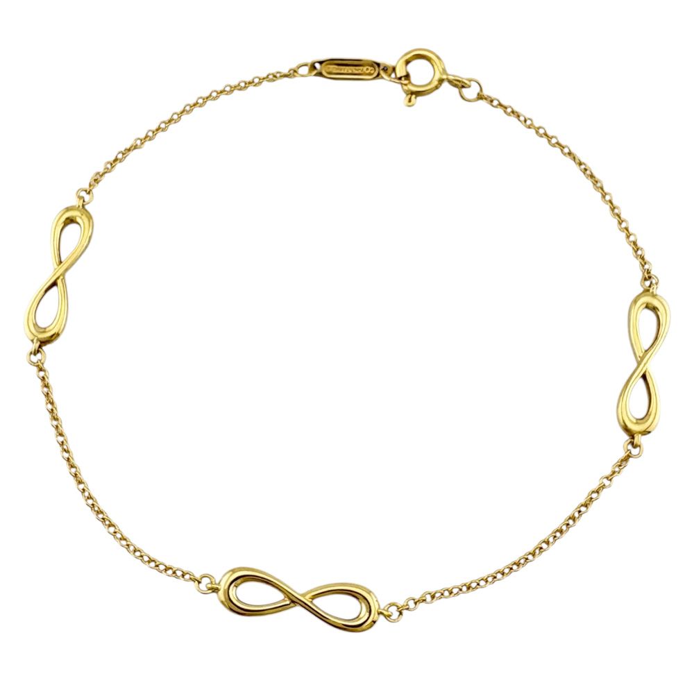 ティファニー エンドレス ブレスレット 18金 K18イエローゴールド レディース TIFFANY&Co. 中古 ティファニー