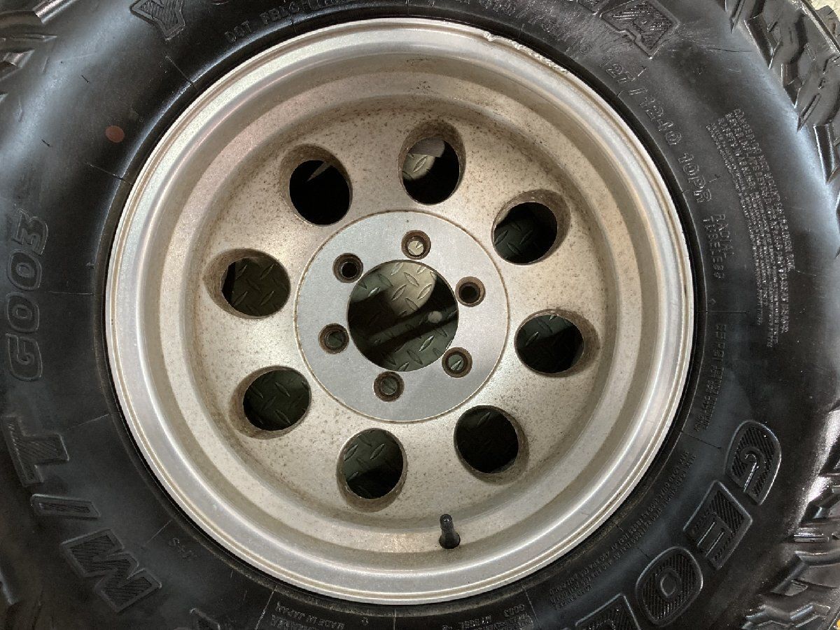 【YOKOHAMA GEOLANDAR M/T G003 LT315/75R16】夏タイヤ【ミッキートンプソン 16インチ 10J6HPCD139.7+25.4】バリ溝 ランクル等　(KTK717)