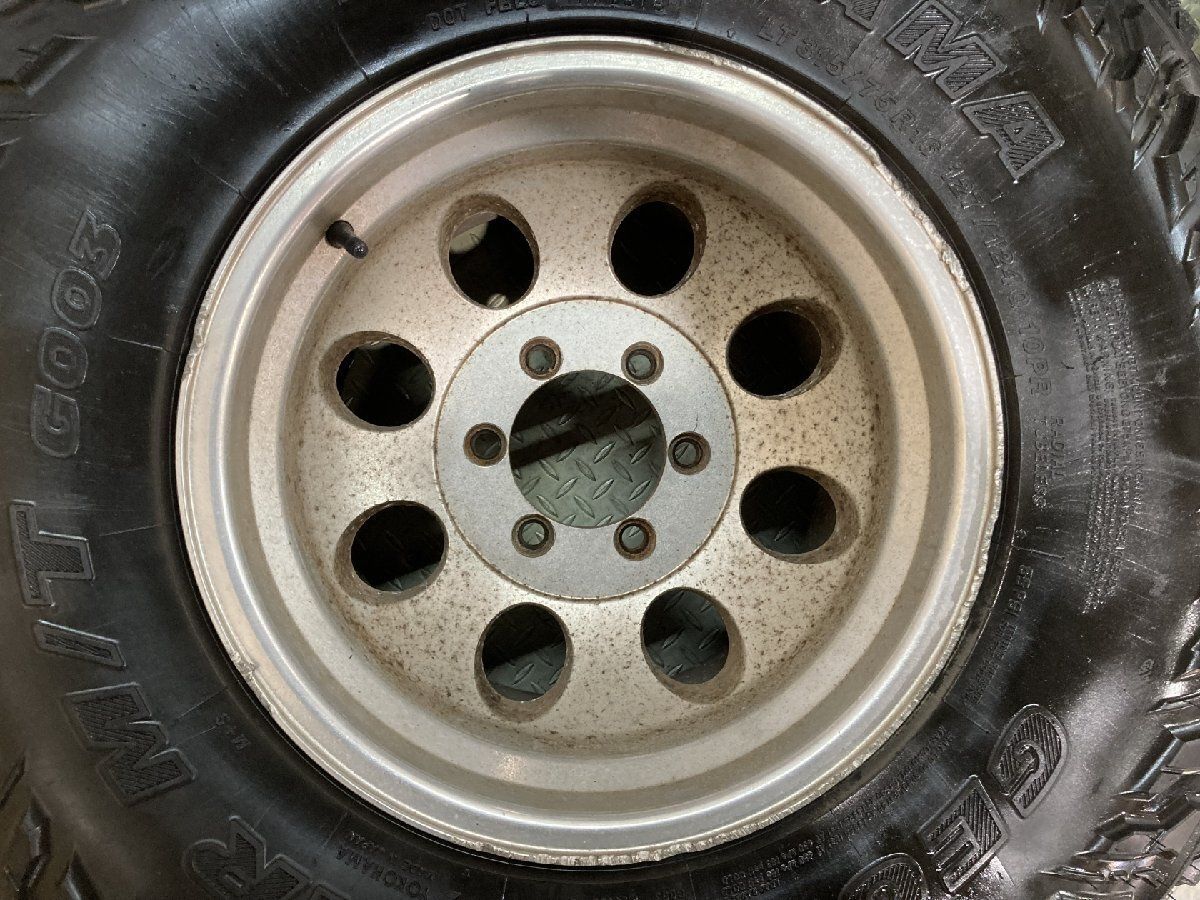 【YOKOHAMA GEOLANDAR M/T G003 LT315/75R16】夏タイヤ【ミッキートンプソン 16インチ 10J6HPCD139.7+25.4】バリ溝 ランクル等　(KTK717)