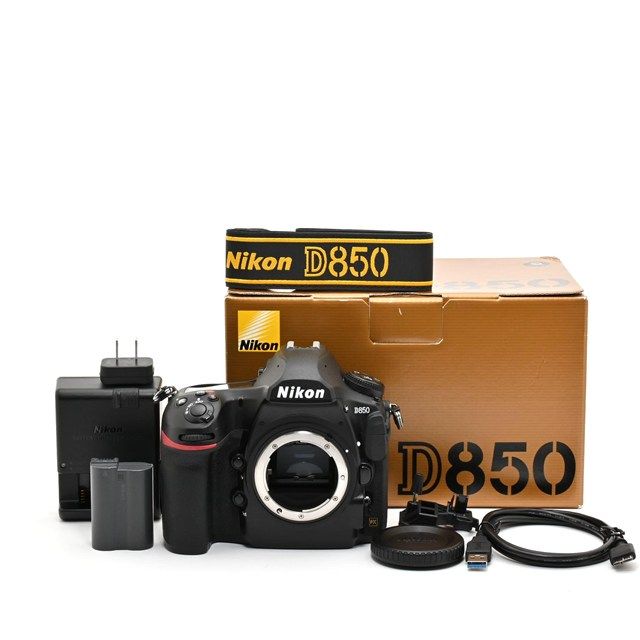 ＜良品＞ Nikon D850 ボディ｜デジタル一眼レフカメラ｜ワンオーナー品｜動作良好｜外観非常に綺麗｜元箱付き｜丁寧に使用された安心の高コンディション