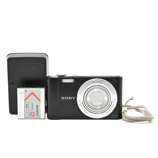 並品＞ SONY Cyber-shot W810 DSC-W810-B ブラック｜コンパクト
