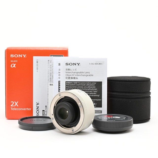 ＜美品＞ SONY 2X Teleconverter SEL20TC｜純正テレコンバーター｜Eマウント対応｜動作良好｜外観新品同様｜光学良好｜付属品完備｜安心の高コンディション