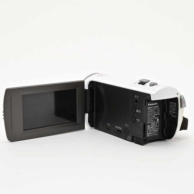 Panasonic V360MS ビデオカメラ 三脚セット 美品＞ Panasonic HDビデオカメラ V360MS ホワイト｜動作良好｜外観