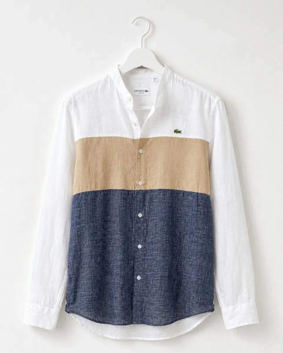 LACOSTE ラコステ ユニセックス リネン 麻シャツ