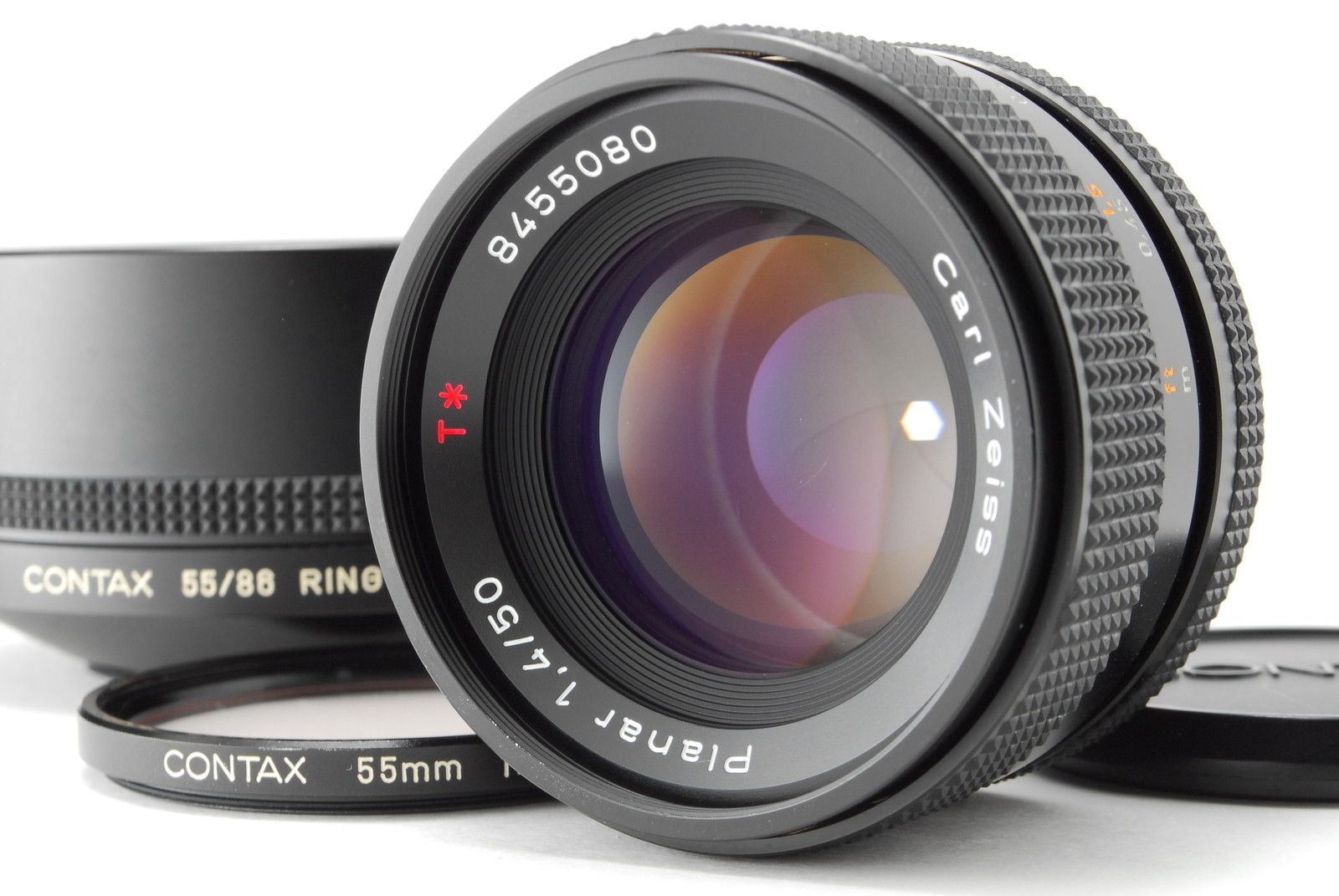 【ほぼ未使用】コンタックス 標準 レンズ Contax Carl Zeiss Planar T* 50mm F/1.4 Lens CY Mount MMJ #A0959T260420