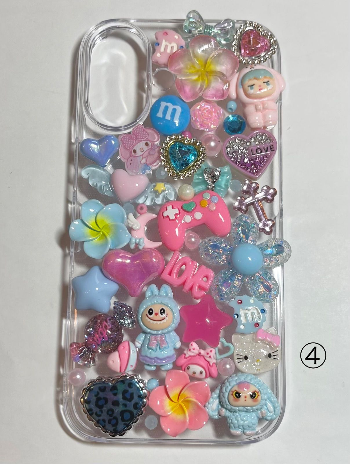 サイズオーダー スマホケース デコ電 オーダーメイド 1点物 - メルカリ