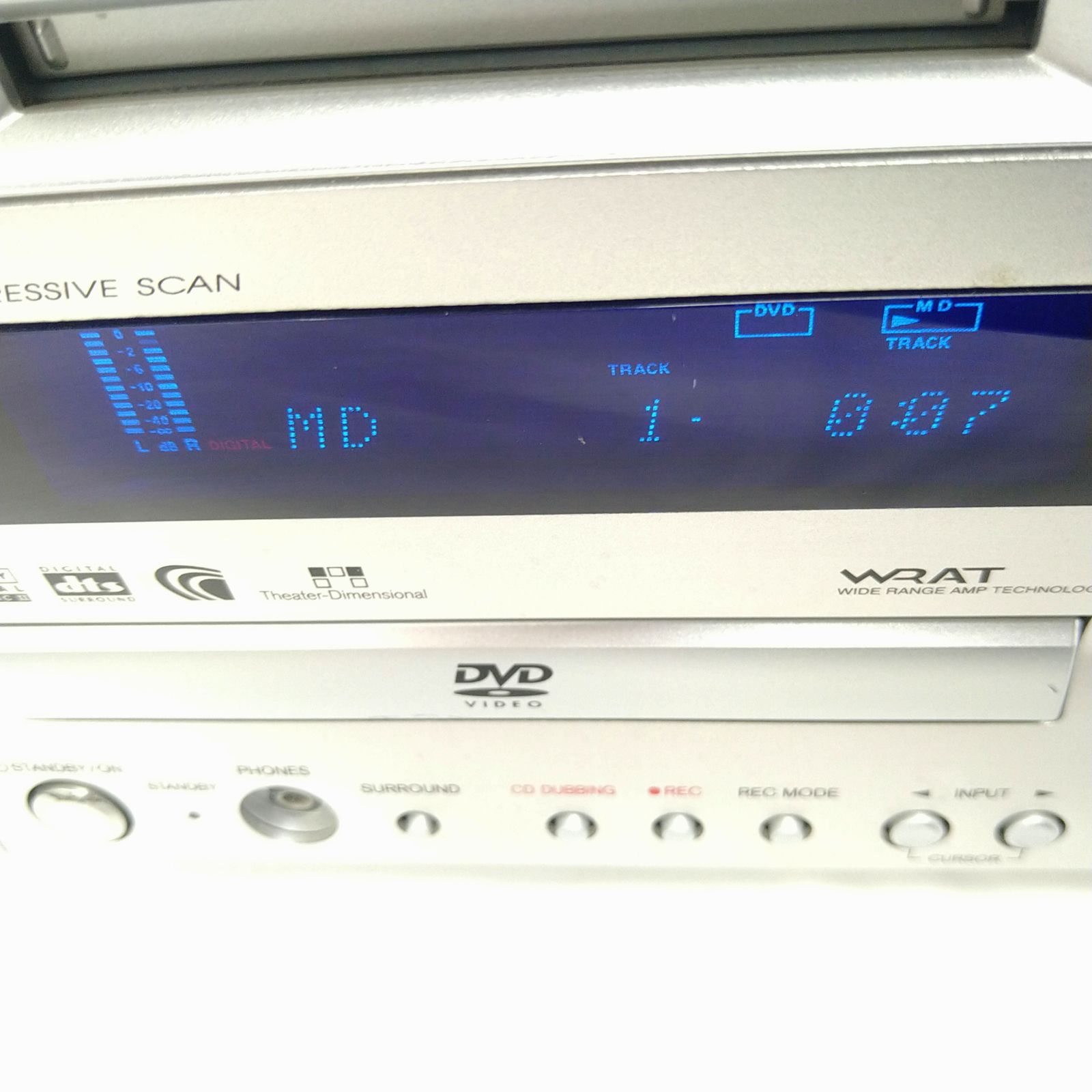 中古／動作確認済み】ONKYO オンキョー DVD/MD TUNER AMPLIFIER （FR