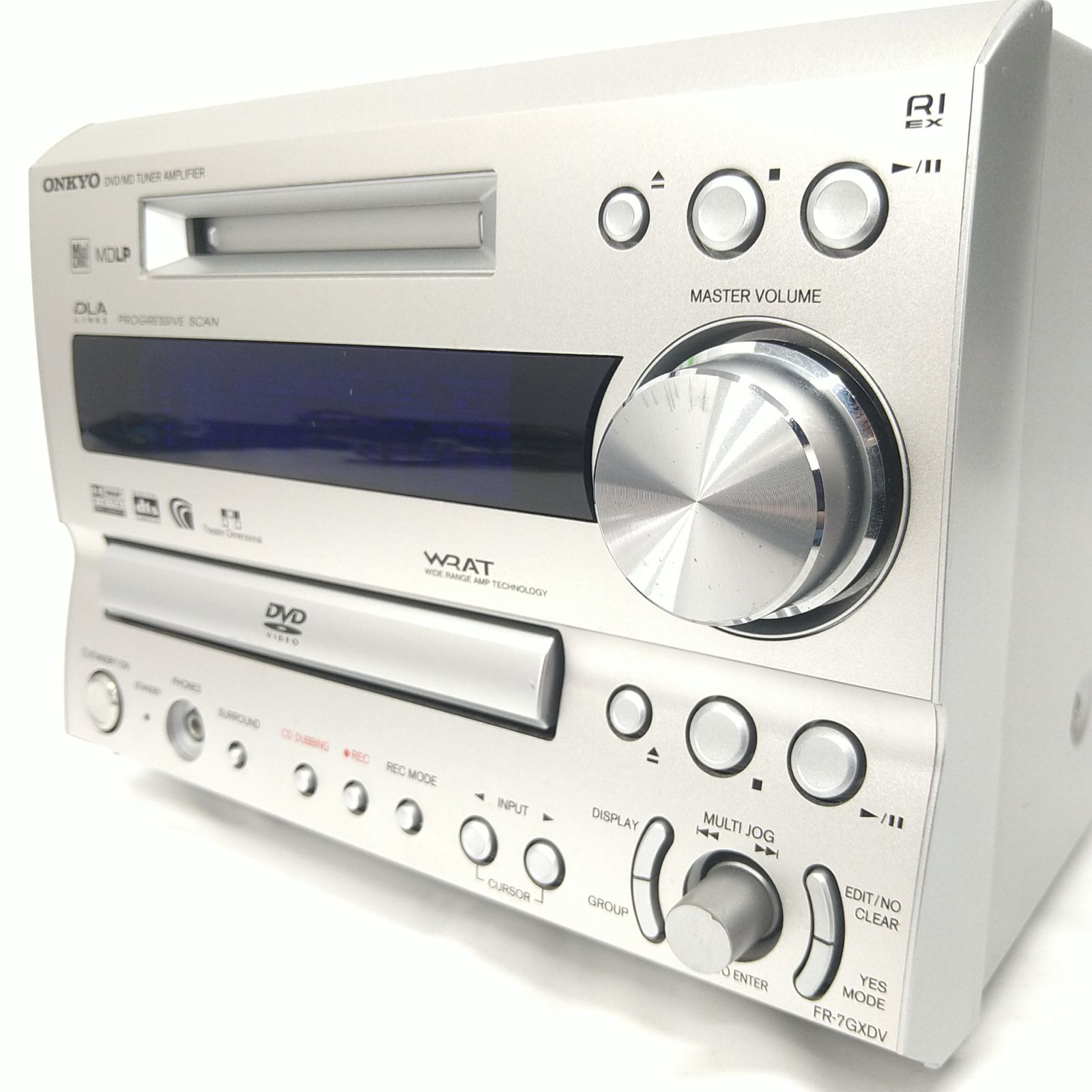 中古／動作確認済み】ONKYO オンキョー DVD/MD TUNER AMPLIFIER （FR