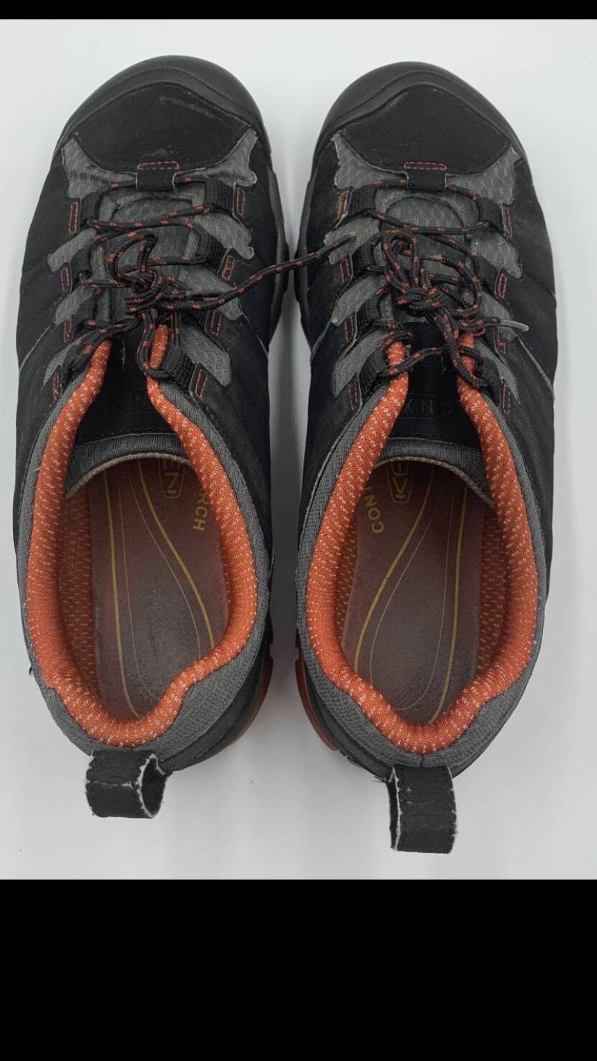 Keen Tunari CNX トレッキングシューズ 26.5cm 1008812 アウトドア ブラック×レッド キーン　（ME78-25262）