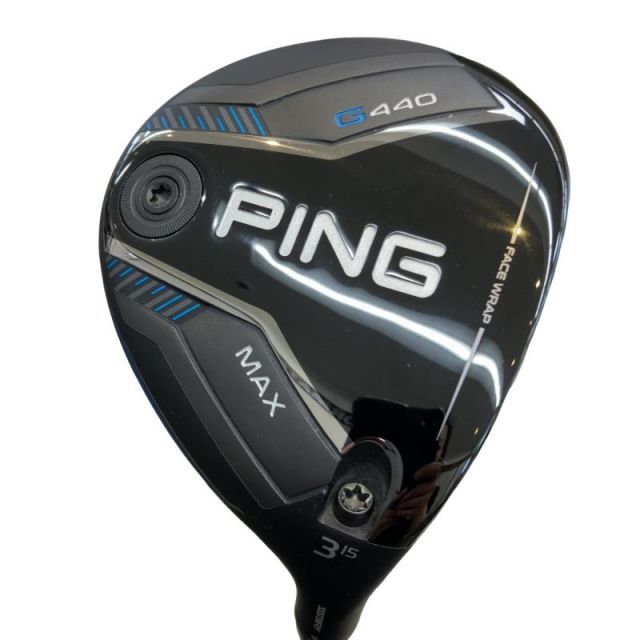 【中古】 ピン G440 MAX 3W フェアウェイウッド FW PING TOUR 2.0 BLACK 75(FW) (フレックスS) メンズ 男性用 右利き 右用 Bランク ゴルフクラブ