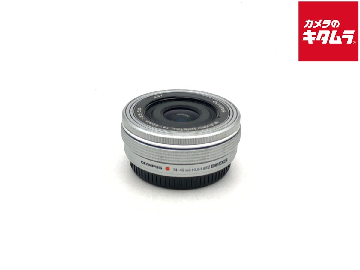 【中古】 【並品】 オリンパス M.ZUIKO DIGITAL ED 14-42mm F3.5-5.6 EZ シルバー