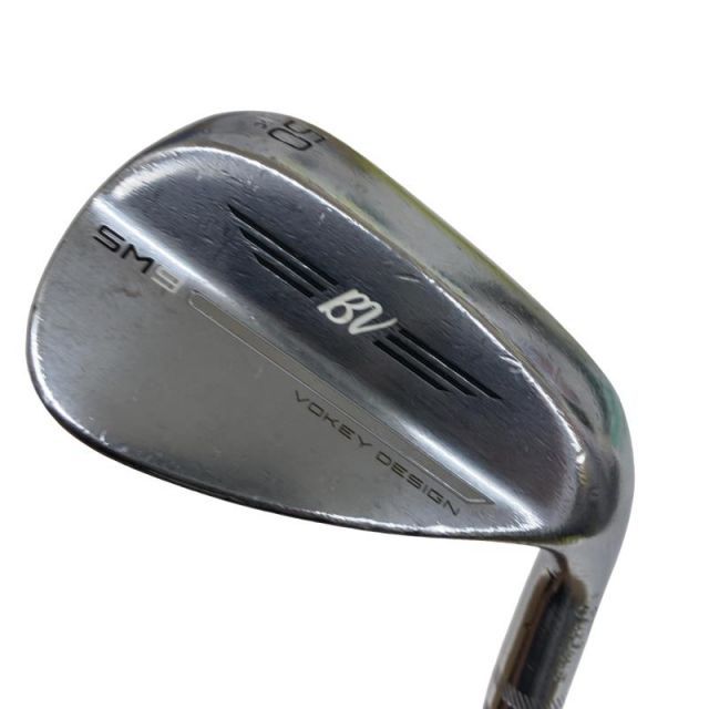【中古】 タイトリスト VOKEY SPIN MILLED SM9 ツアークロム 50°/08°F ウェッジ WG Dynamic Gold (フレックスS) メンズ 男性用 右利き 右用 Cランク ゴルフクラブ