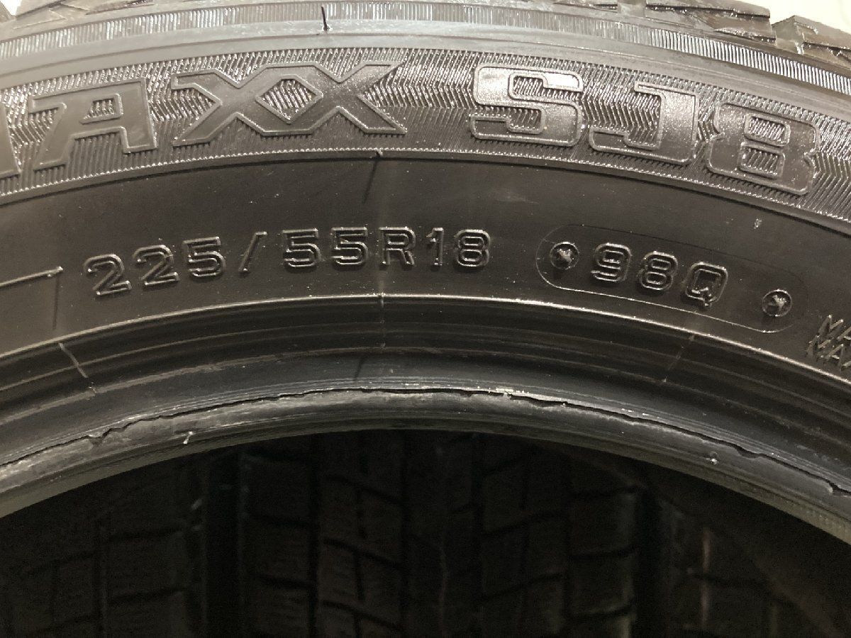 DUNLOP WINTER MAXX SJ8+ 225/55R18 18インチ スタッドレス 4本 24～25