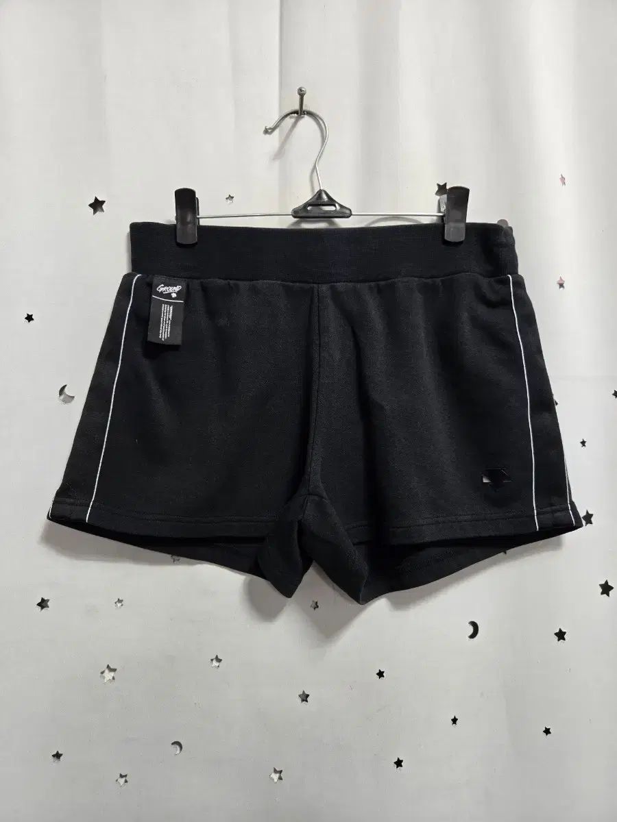 デサント ブラック ハーフパンツ LINE POINT M