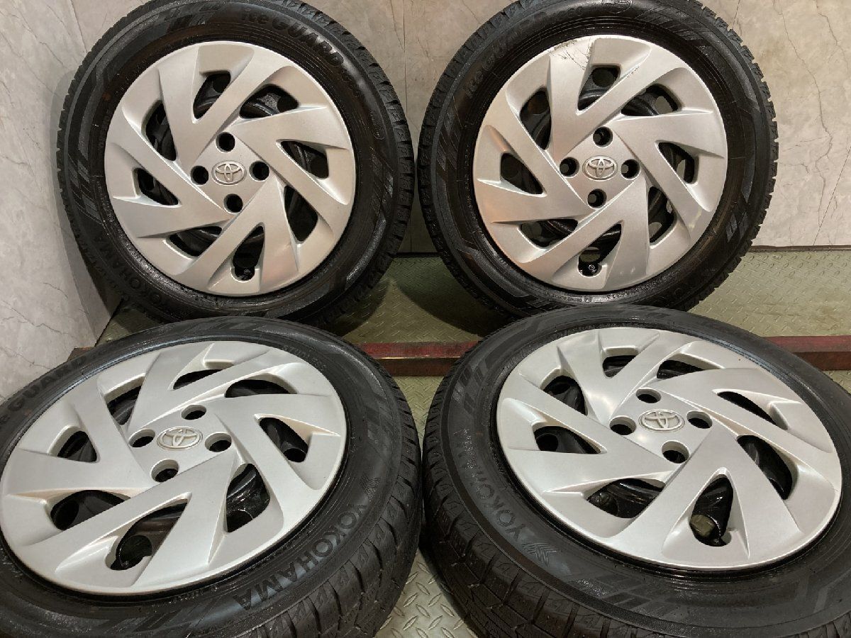 【YOKOHAMA iG60 175/65R15】スタッドレス【トヨタ アクア 純正ホイール 15インチ 5.5J4HPCD100】23年製 カローラアクシオにも　(MTW452) 17,100円