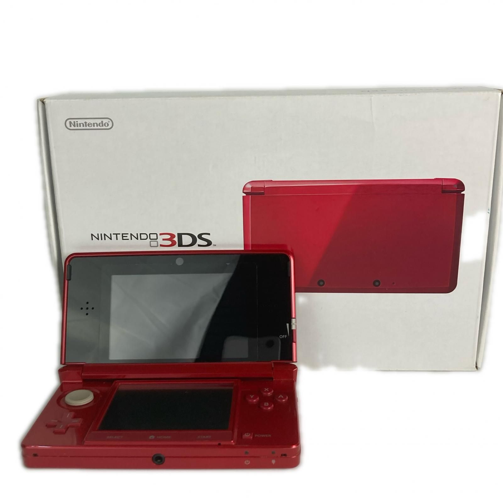 【動作品】Nintendo(任天堂) 3DS ゲーム機本体 CTR-001 レッド