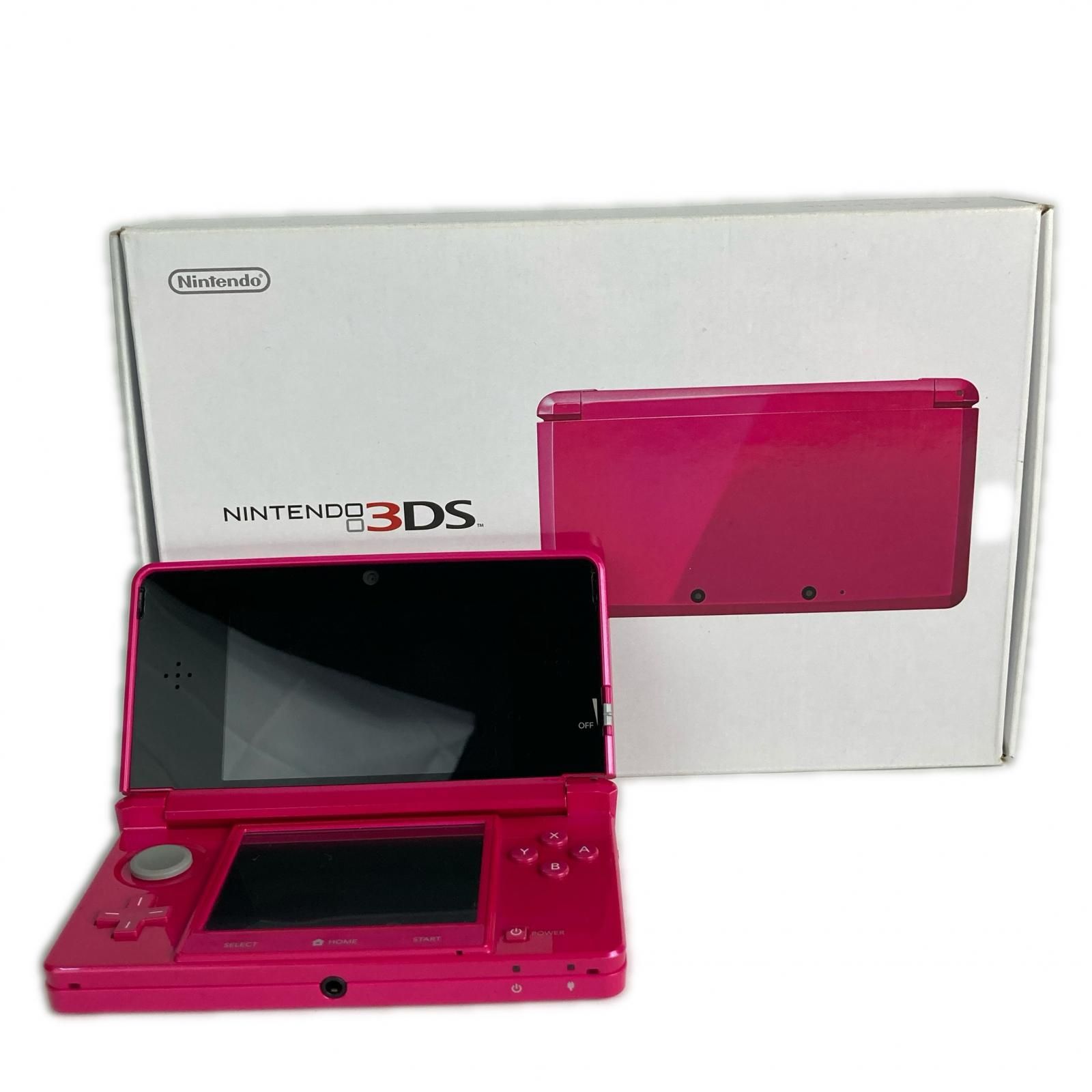 動作品】Nintendo(任天堂) 3DS ゲーム機本体 CTR-001 グロスピンク