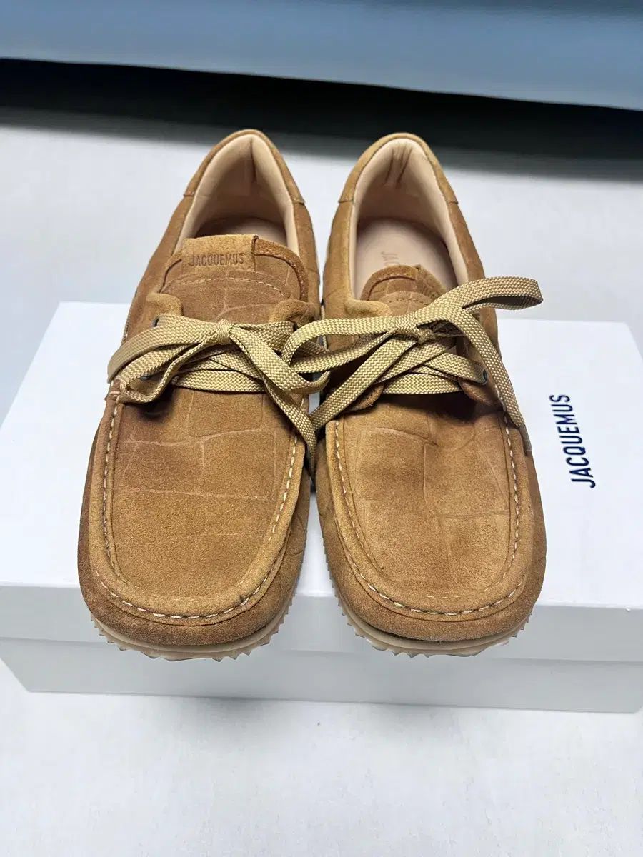 JACQUEMUS ジャックムス スウェード モカシンシューズ ブラウン